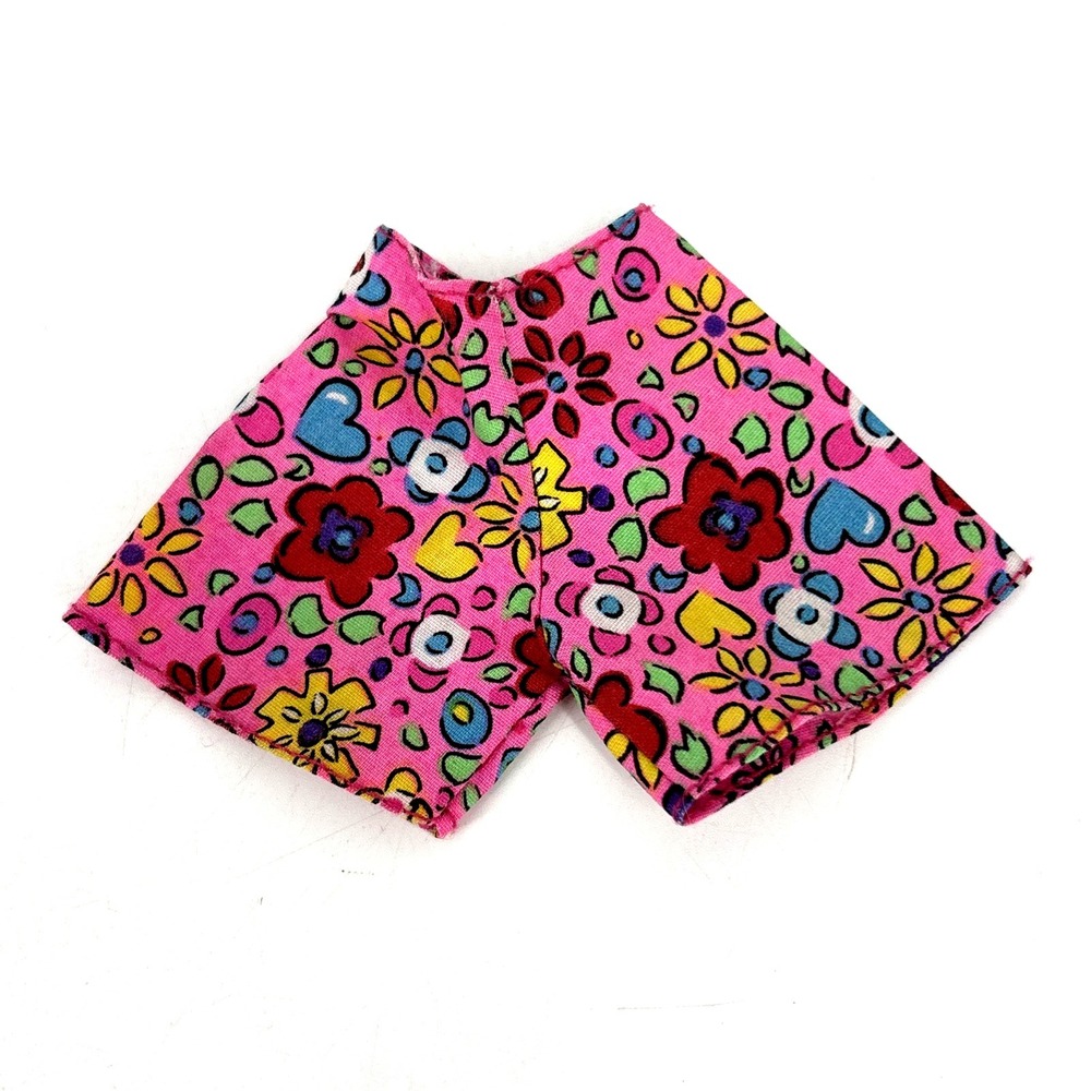 Vintage Barbie Midge Bright Colored‎ Floral Shorts Only
